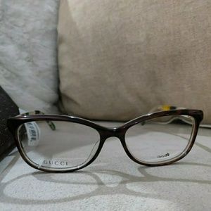 Gucci D942 Optyl Havana Floral Womens Sunglasses